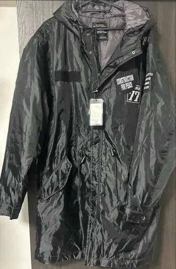 새상품 나일론 자켓 롱 LL 사이즈 빅 사이즈