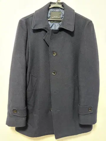 GREEN LABEL RELAXING 네이비 피 코트