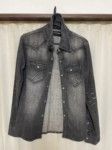 다크 그레이 데님 자켓