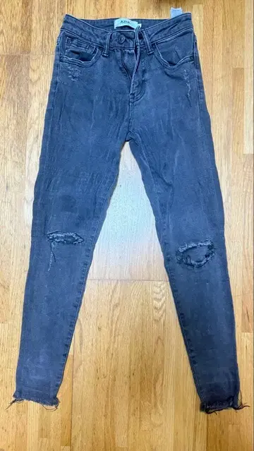 AZUL 다크 그레이 스키니 데님 XS