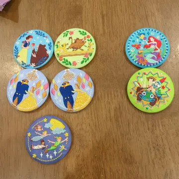 디즈니 자수 캔뱃지 1&2