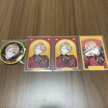 니지산지 IMPACT 후라 소토 세트 (캔뱃지, 사진풍 카드)