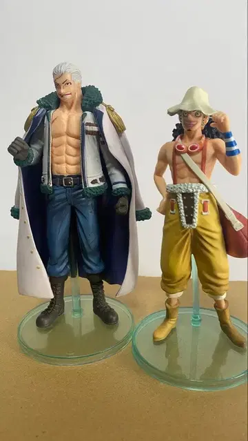 원피스 피규어 우솝 스모커 2체 세트 15cm 전후