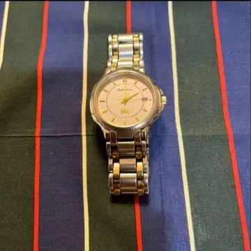 버트 프라이 쿼츠 손목시계 실버/골드