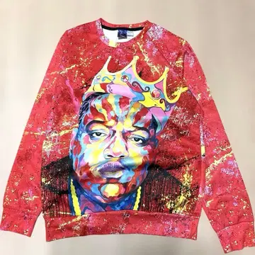 빅 노토리우스 아트 트레이닝복 레드 L2197번