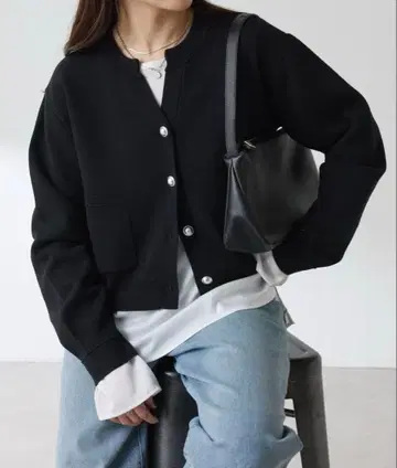 콜라주 개럴개런트 스키퍼 맨투맨 라이크 가디건