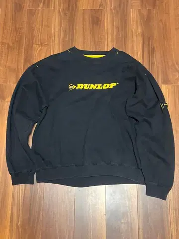 DUNLOP 블랙 맨투맨 던롭 기업 상품