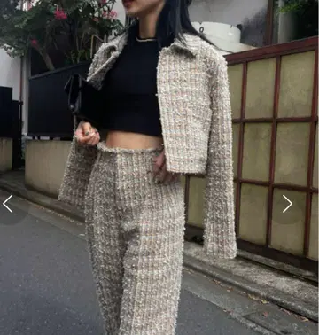 [ AMERI ] PLAYFUL TWEED JACKET 트위드 자켓