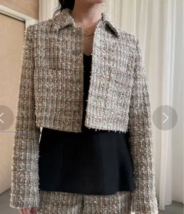 [ AMERI ] PLAYFUL TWEED JACKET 트위드 자켓