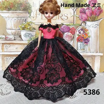 블랙&핑크 드레스 5386