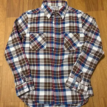 파이브 브라더 체크 무늬 플란넬 셔츠 L 사이즈