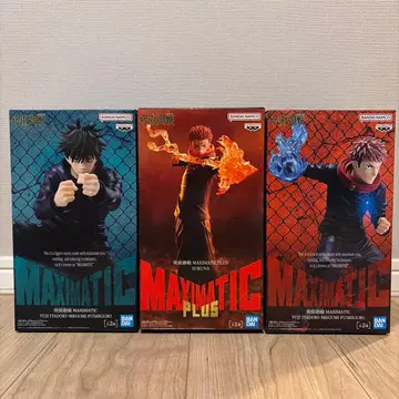 미개봉 주술회전 MAXMATIC 피규어 3체 세트