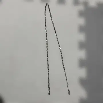 폴스미스 실버 롱 체인 목걸이