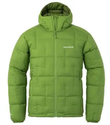 mont-bell 후드 부착 다운 자켓 그린