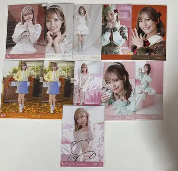 이코럽 모로하시 사나 브로마이드 친필 1장