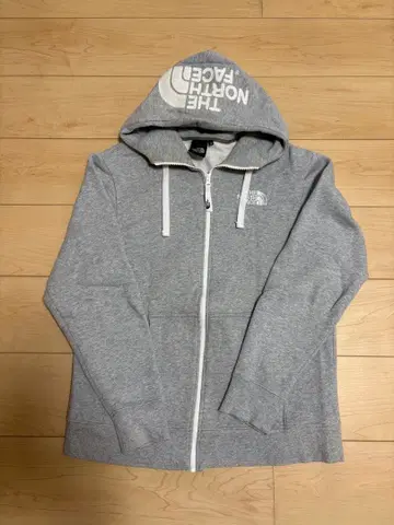 THE NORTH FACE 그레이 풀 집업 후드티 M