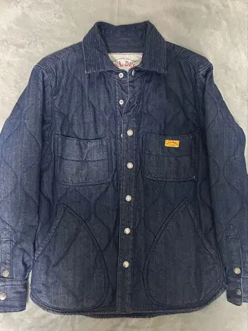 NATAL DESIGN 다크 데님 퀼팅 자켓