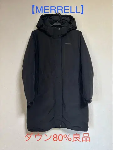 [ MERRELL ] 머렐 다운 코트 다운 80% 블랙 M 고품질