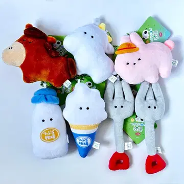 [ 익명 배송 ] 똘망똘망한 눈의 목장 마스코트 키링 7개 세트