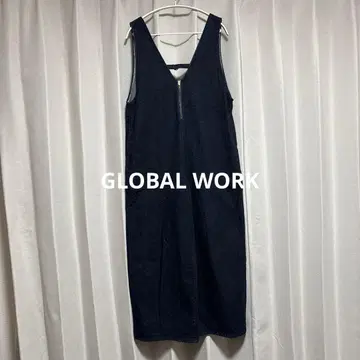 GLOBAL WORK 글로벌 워크 굿 데님 살로펫