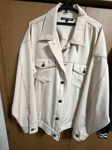 아이보리 데님 자켓