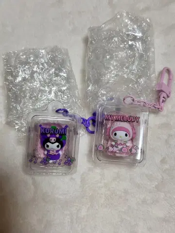 산리오 후르츠 디자인 시리즈 시크릿 키링 쿠로미 마이멜로디