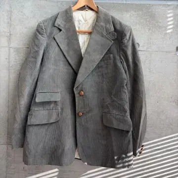80s 빈티지 테일러드 자켓 코듀로이