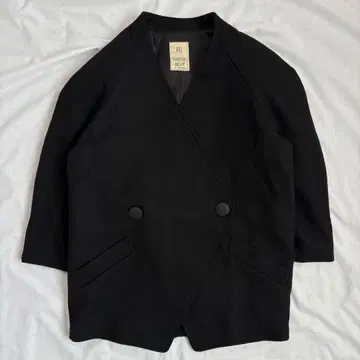 빈티지 울 자켓 블랙 오버 사이즈 일본제 루즈핏 모드