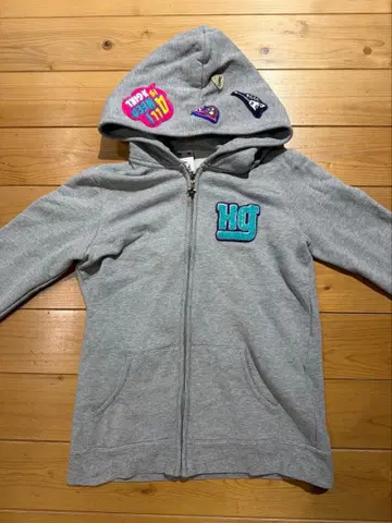 00s X-girl 그레이 후드티 사이즈 2