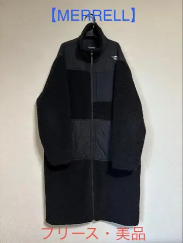 [ MERRELL ] 머렐 플리스 자켓 코트 블랙/블랙 L 새상품급
