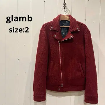 그램 glamb 라이더 자켓 더블 남성용 자켓 2 레드