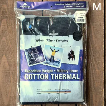 INDERA 익스페디션 러셀 니트 써멀 티 블랙 [ M ]