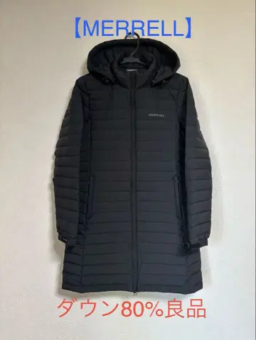 [ MERRELL ] 머렐 다운 코트 다운 80% 블랙 M 고품질