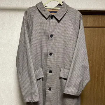 Ciaopanic 체크 무늬 스텐카라 코트 F