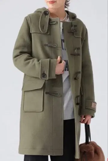 B:MING LA TORRE 더플 코트 올리브
