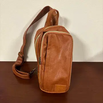 AddNine 브라운 가죽 숄더백