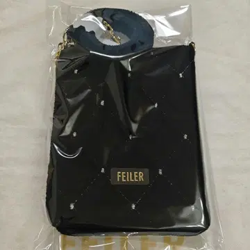 페일러 유니 미사용 새상품 체인 미니백 블랙