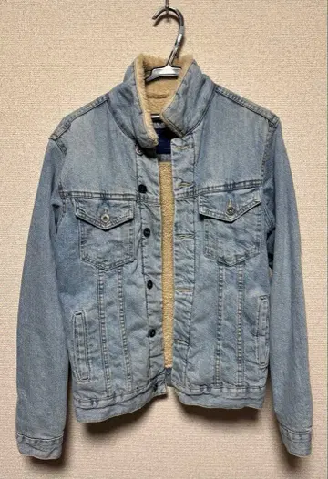 ZARA MAN 데님 자켓 보아 안감 부착 M 사이즈