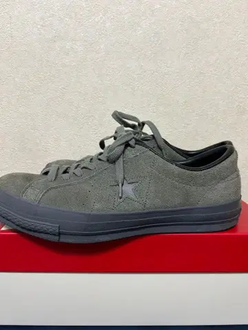 CONVERSE ONE STAR J 스웨이드 그레이 26.5