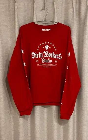 DWS ANNIVERSARY L/S TEE_RED
