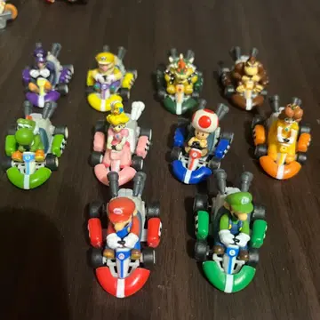 마리오 카트 완구 풀백카 미니카 전 10종 컴플리트