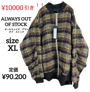 새상품 미사용 택 포함 자켓 올웨이즈 아웃 오브 재고 XL