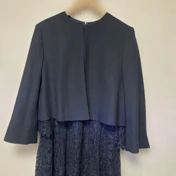 [ 23구 Applaudir ] 백 새틴 조젯 자켓 네이비 M