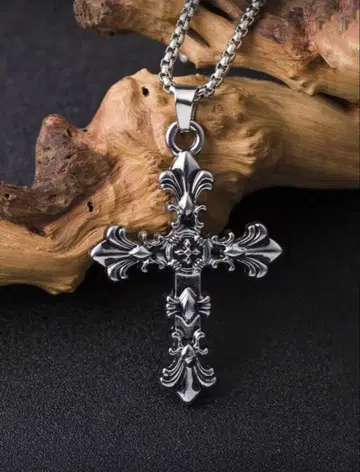 [ 새상품 ] 빈티지 고딕 크로스 펜던트 목걸이
