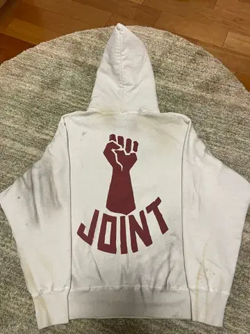 바우와우 JOINT 후드티 M 화이트