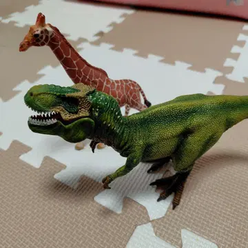 슐라이히 티라노사우루스&기린 세트