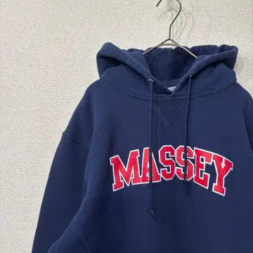 러셀 후드티 칼리지 로고 미국 빈티지 의류 M 3457