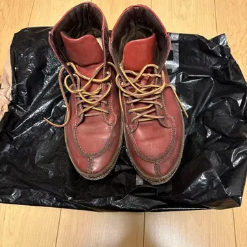 푼토피그로 가죽 부츠 베이지 뜨개질 디자인