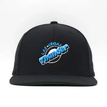 라스베가스 썬더 아이스하키 자수 캡 챙 안쪽 그린 블랙