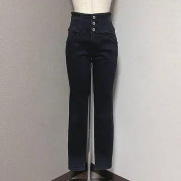 isko 헤더 스트레치 데님 블랙